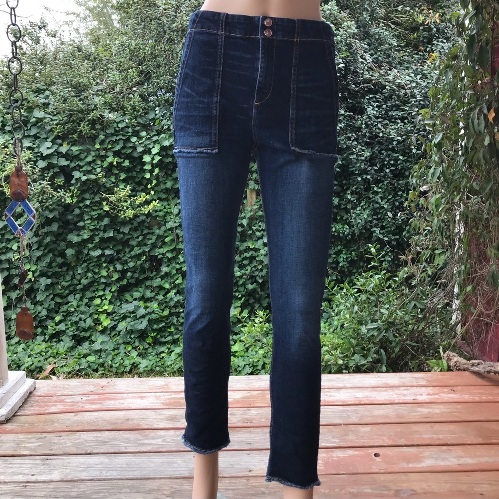 EUC RAG & BONE SKINNIES WITH UNIQUENESS